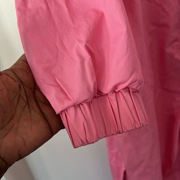 Labelrail x Juliette Foxx organza zip-through boilersuit in pink 12 - Picture 5 of 9